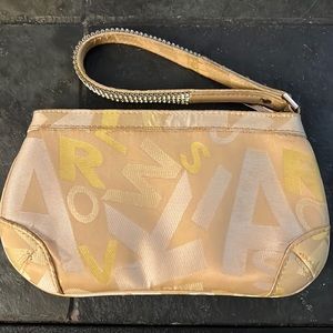 Yellow Swarovski wristlet